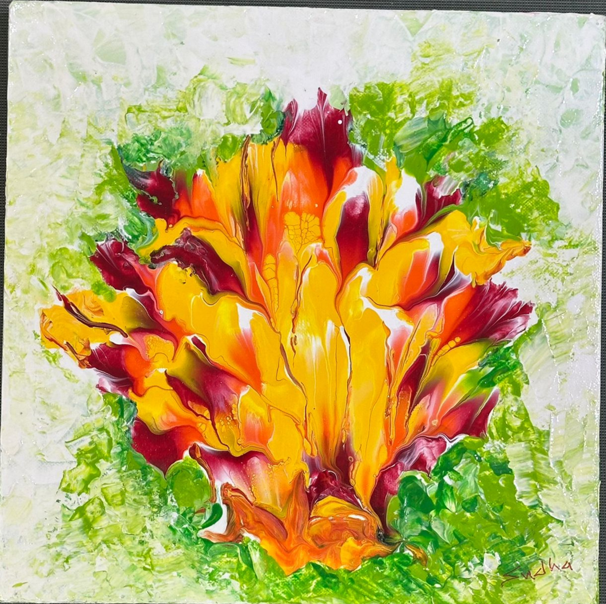 Acrylic painting
